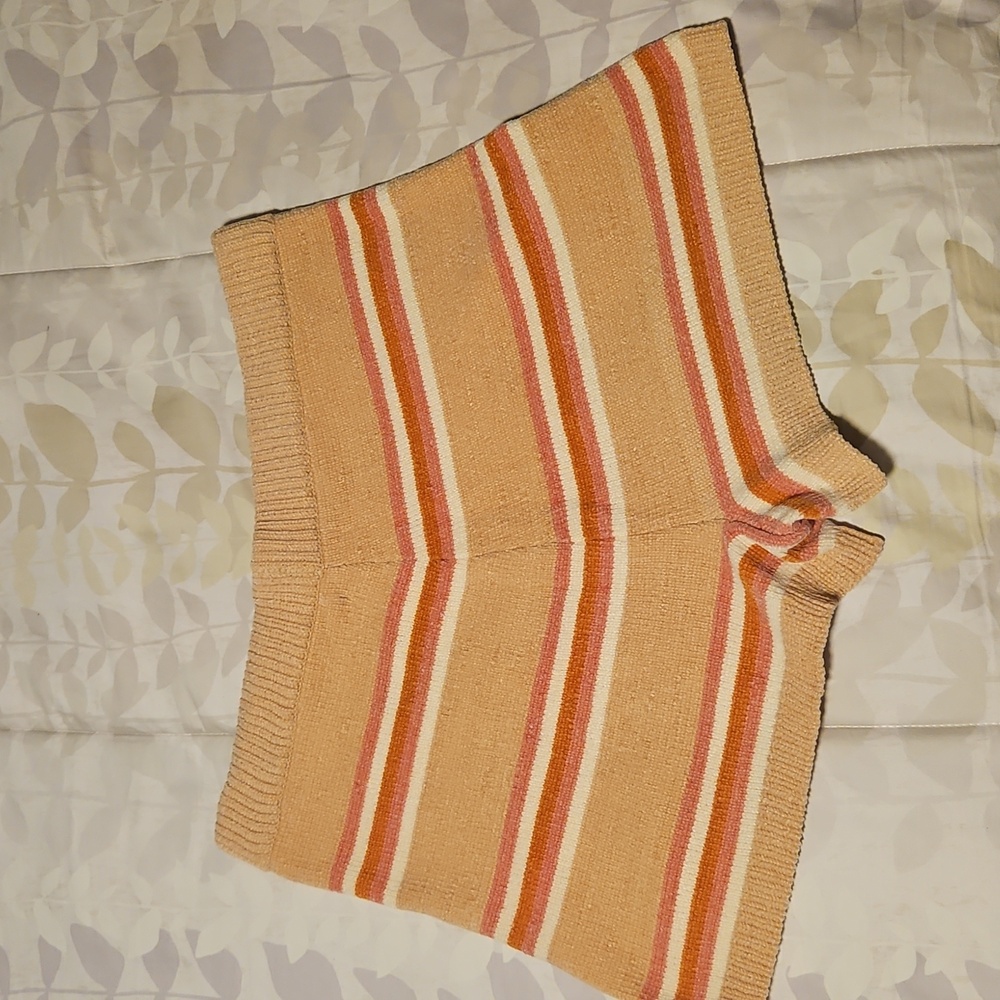 Anthropologie L*Space Multicolor Knit Lounge Shorts sz L - Picture 4 of 6